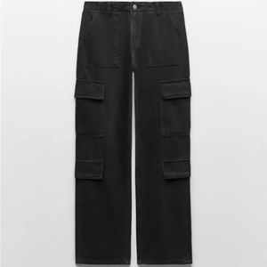 Zara CARGO TRF PANTS JEANS